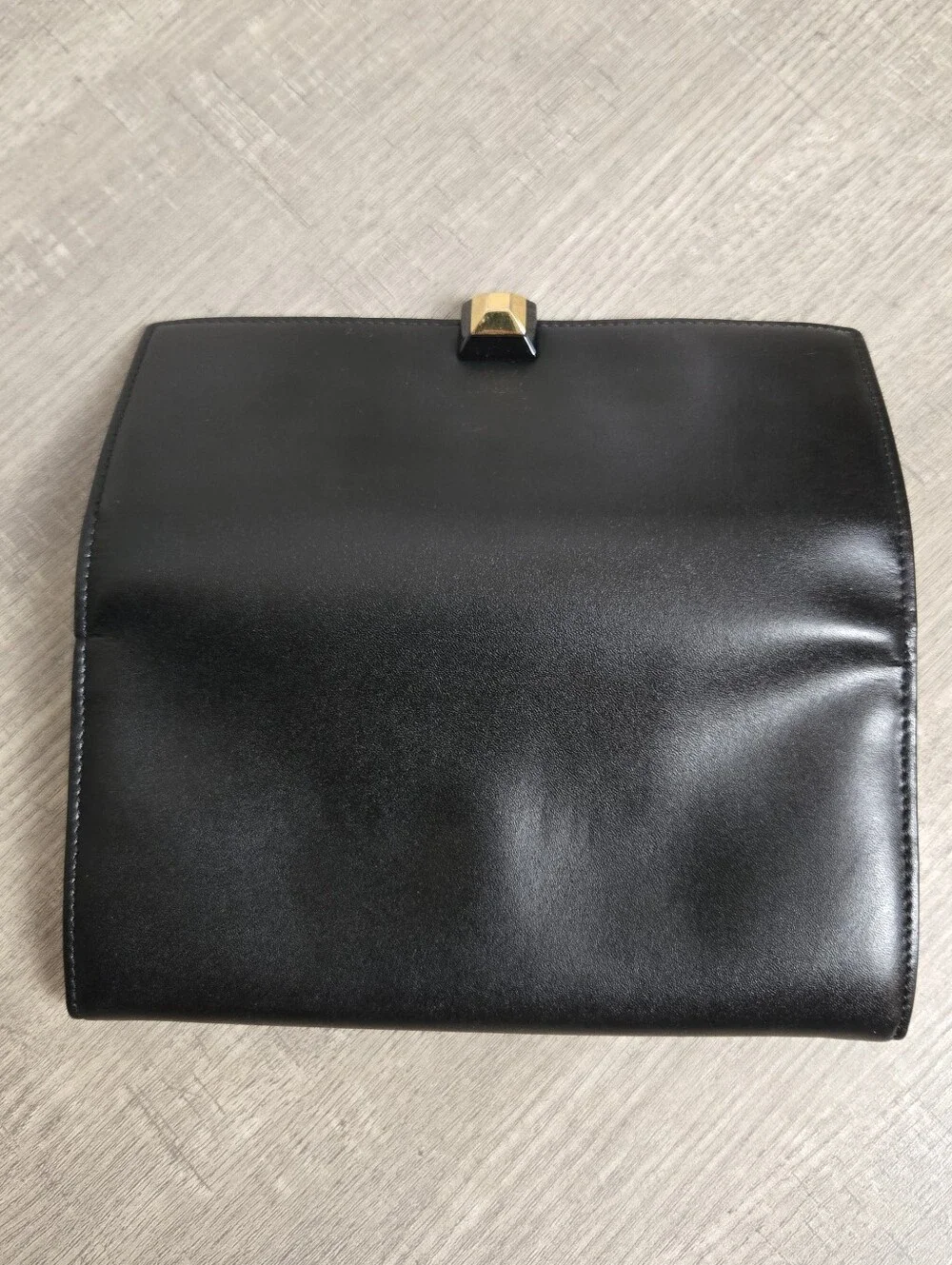 Fendi Roma Continental Black Leather Long Wallet Authentic 8M0251
